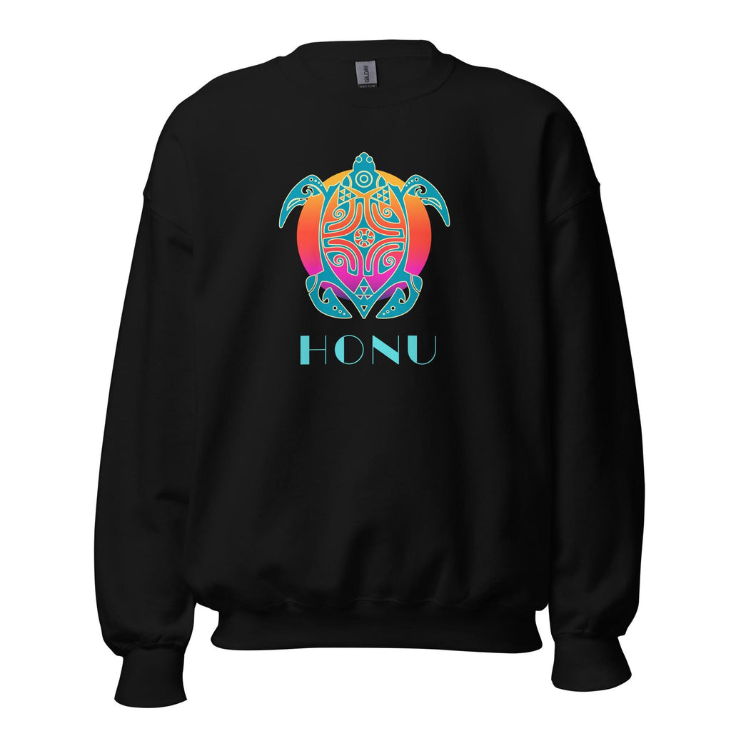 Sea Turtle Honu Sweatshirt: Hawaiian Unisex pullover