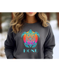 Sea Turtle Honu Sweatshirt: Hawaiian Unisex pullover
