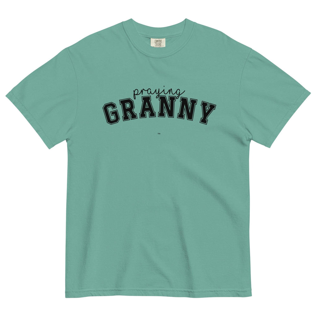 Praying Granny T-shirt - Comfort Colors Heavyweight Tee Granny Shirt