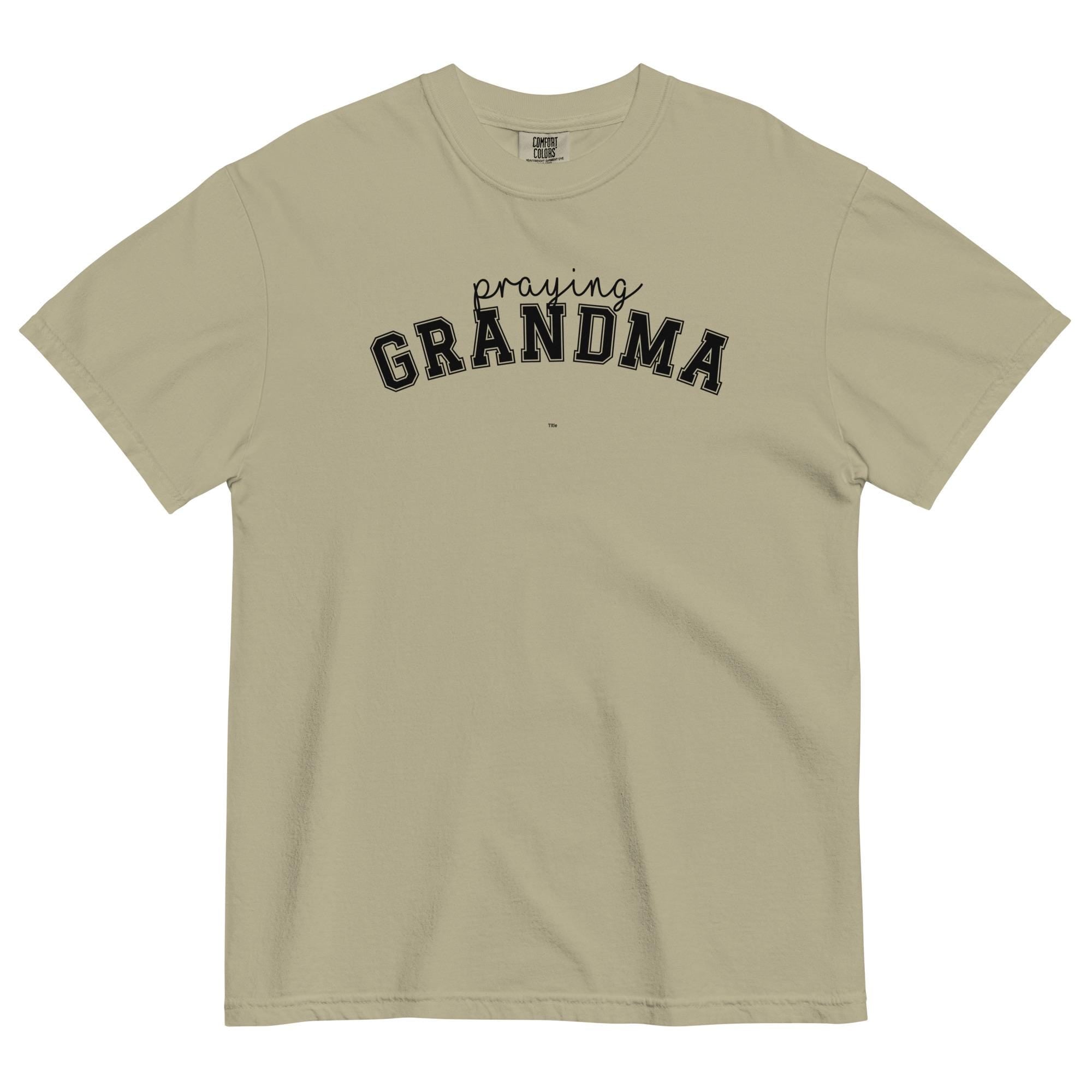 Praying Grandma T-shirt - Comfort Colors Christian Gift