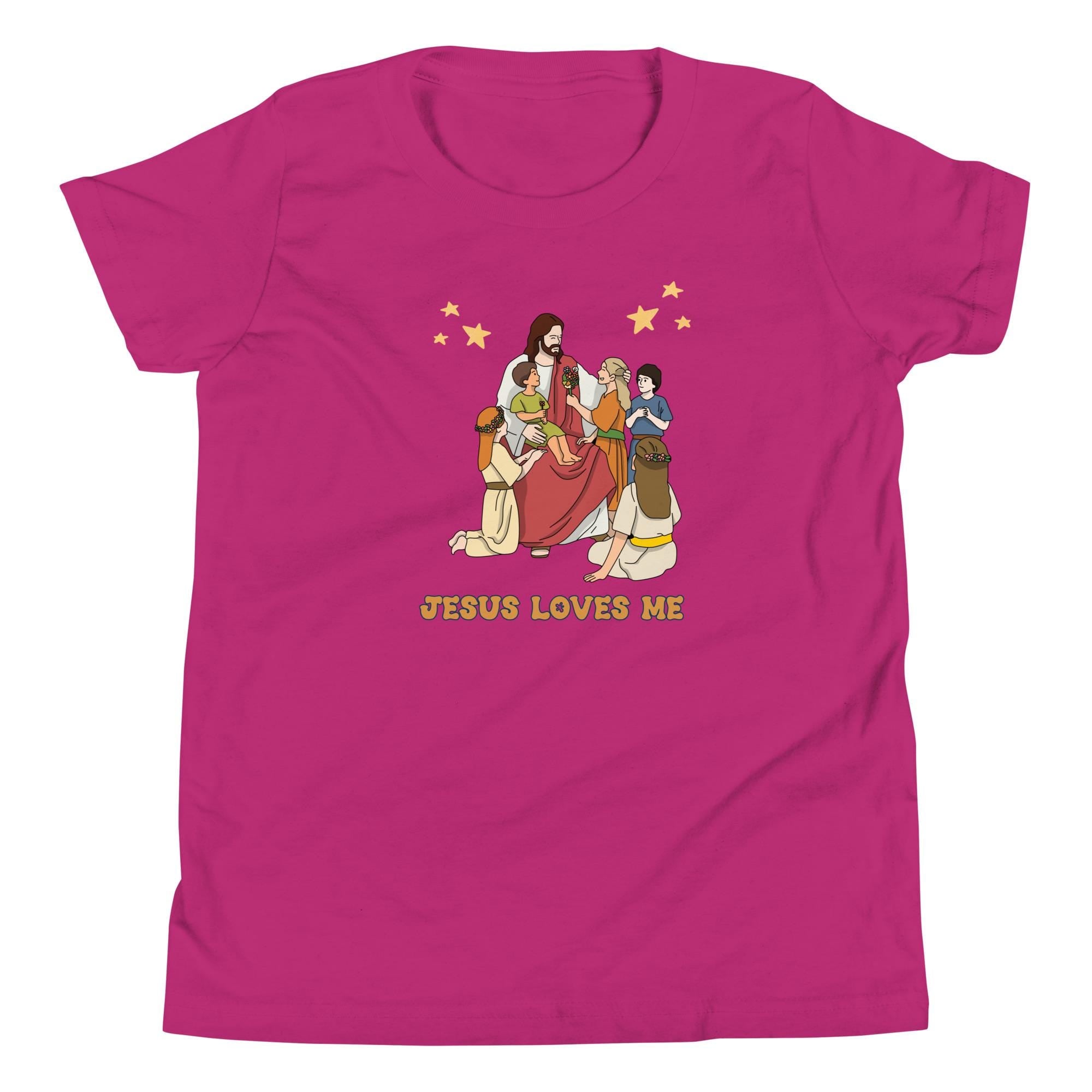 Jesus Loves Me Shirt: Christian Youth Graphic Tee