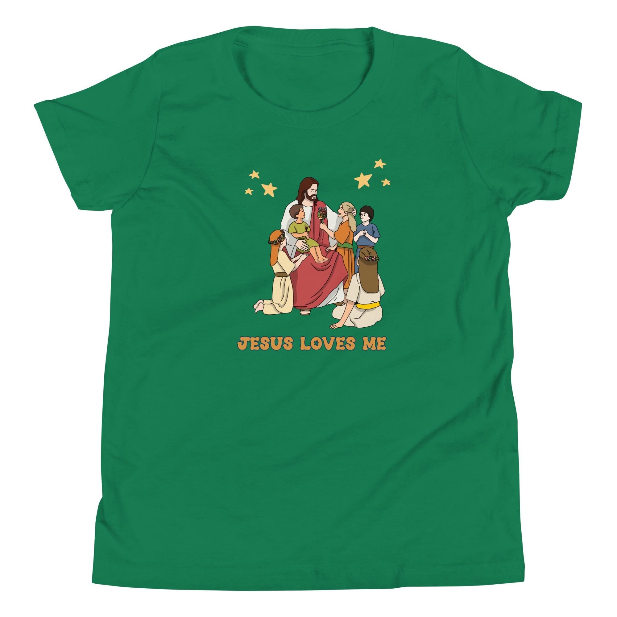 Jesus Loves Me Shirt: Christian Youth Graphic Tee