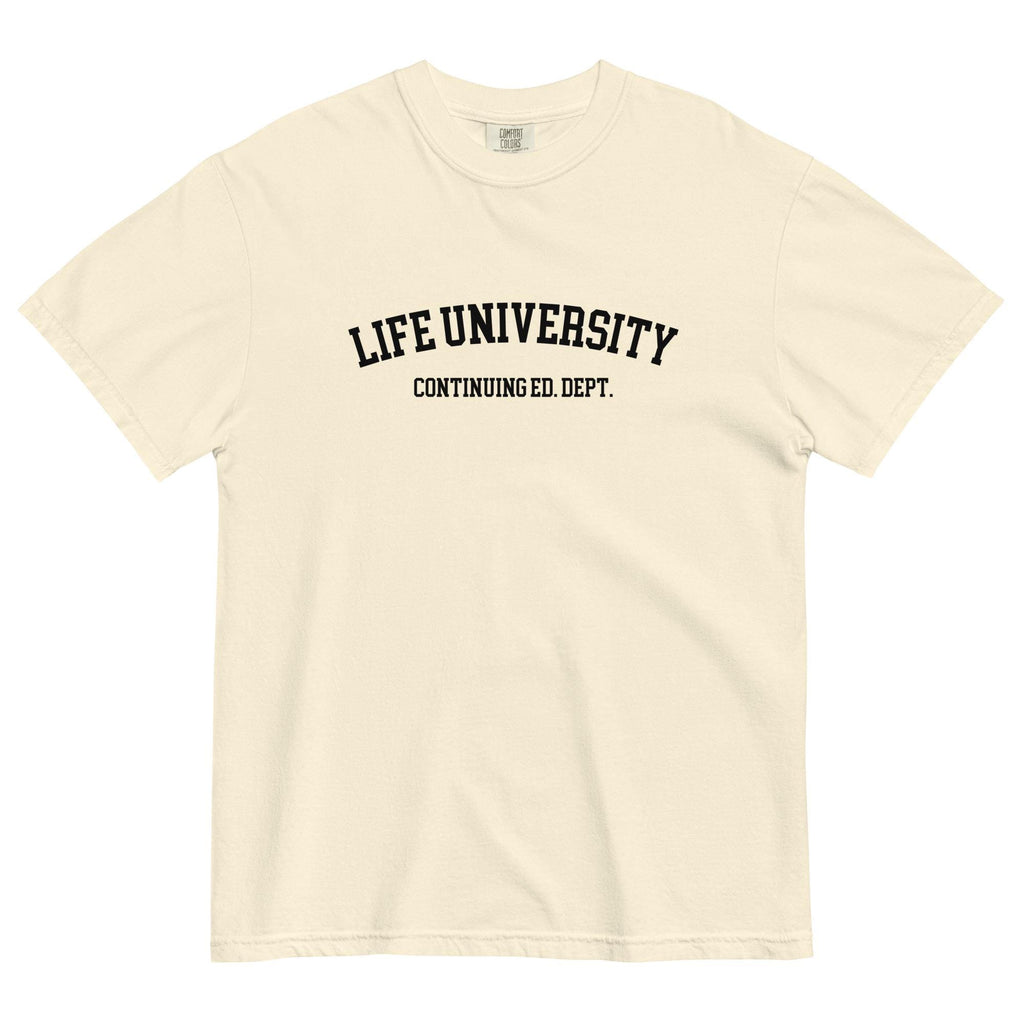Funny Education T-Shirt: Life University Comfort Colors Tee Continuing Education shirt University of Life cotton Unisex garment-dyed tee