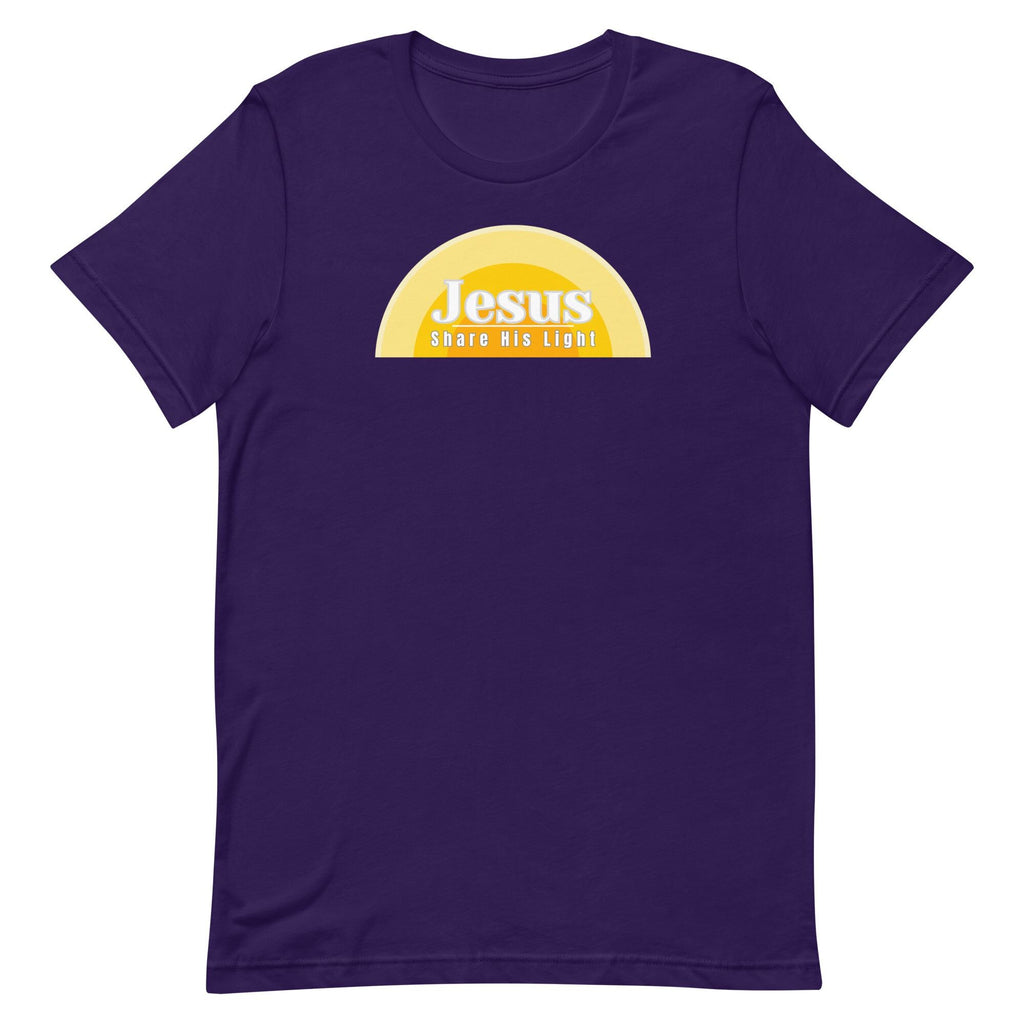 Jesus Christian shirt LDS t-shirts Share His Light tee Bella Canvas soft Unisex t-shirt