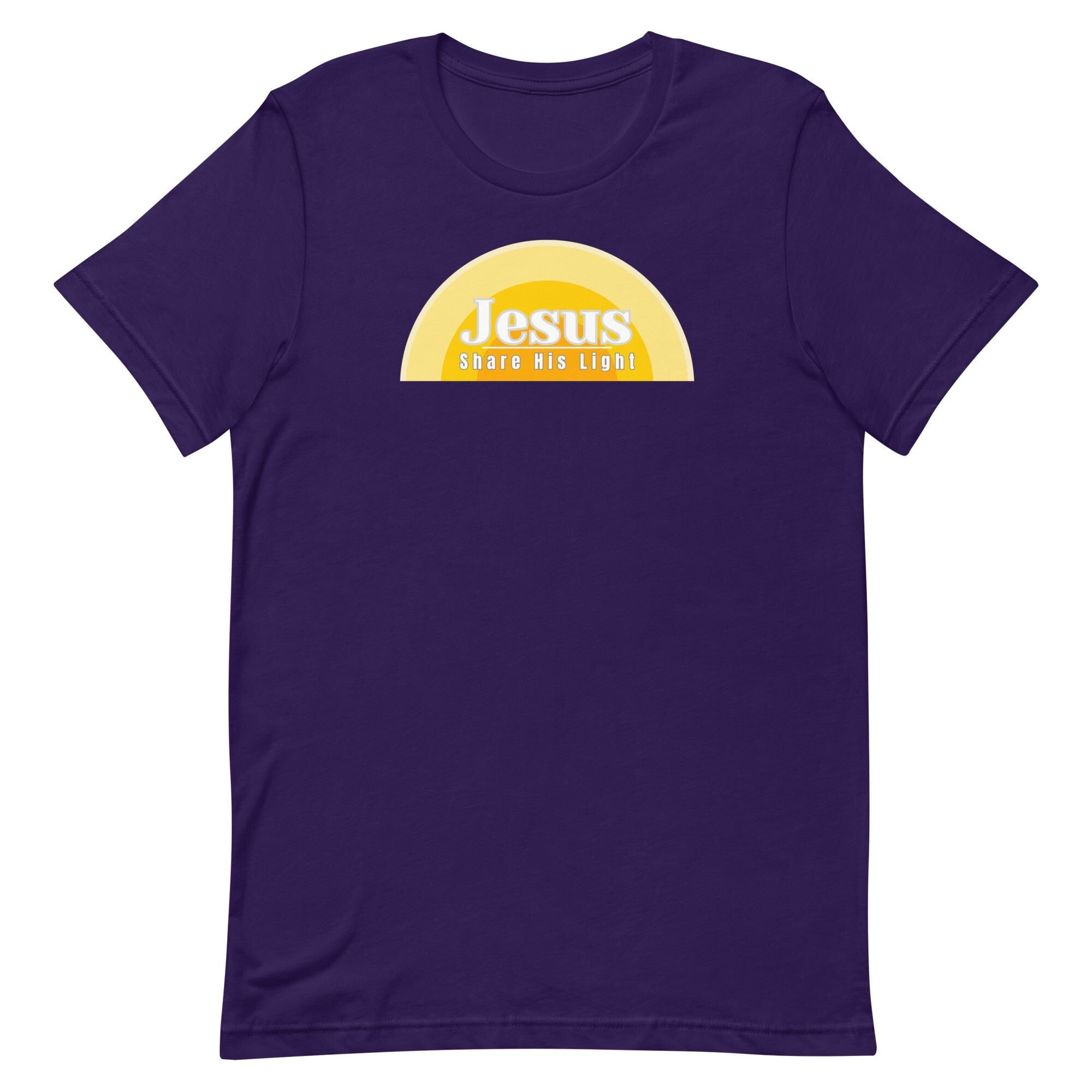 Jesus Christian shirt LDS t-shirts Share His Light tee Bella Canvas soft Unisex t-shirt