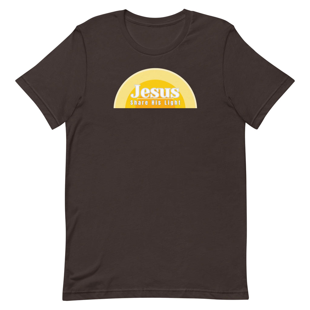Jesus Christian shirt LDS t-shirts Share His Light tee Bella Canvas soft Unisex t-shirt