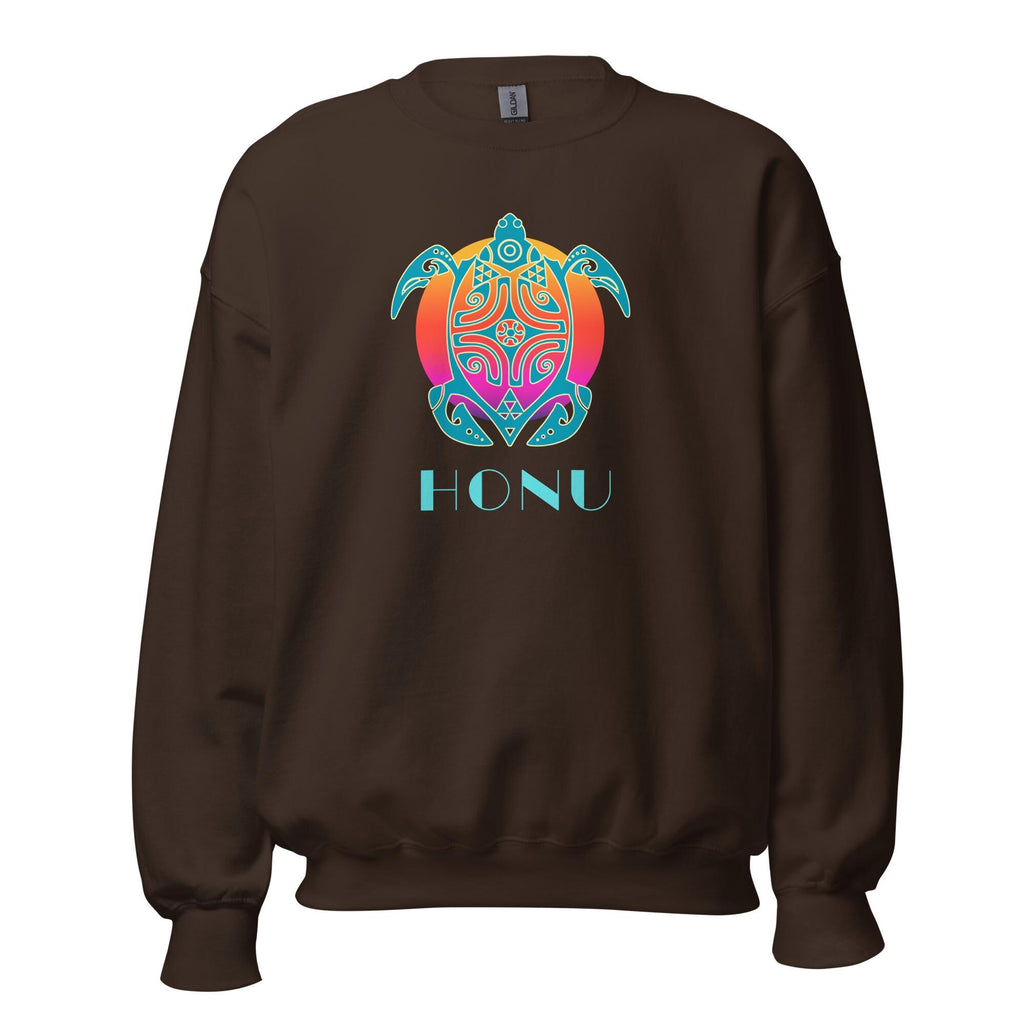 Sea Turtle Honu Sweatshirt: Hawaiian Unisex pullover