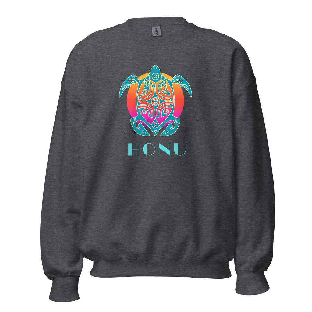 Sea Turtle Honu Sweatshirt: Hawaiian Unisex pullover