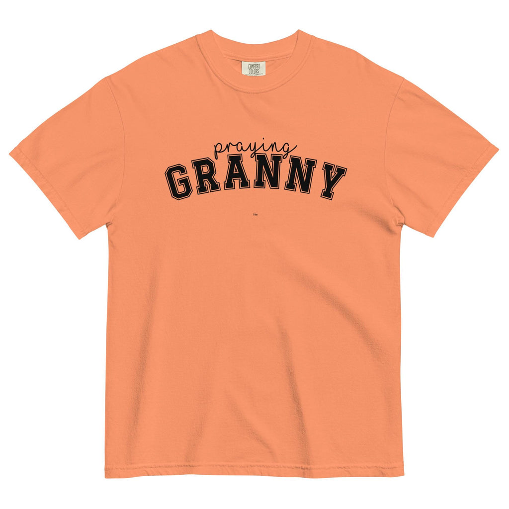 Praying Granny T-shirt - Comfort Colors Heavyweight Tee Granny Shirt