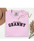Praying Granny T-shirt - Comfort Colors Heavyweight Tee Granny Shirt