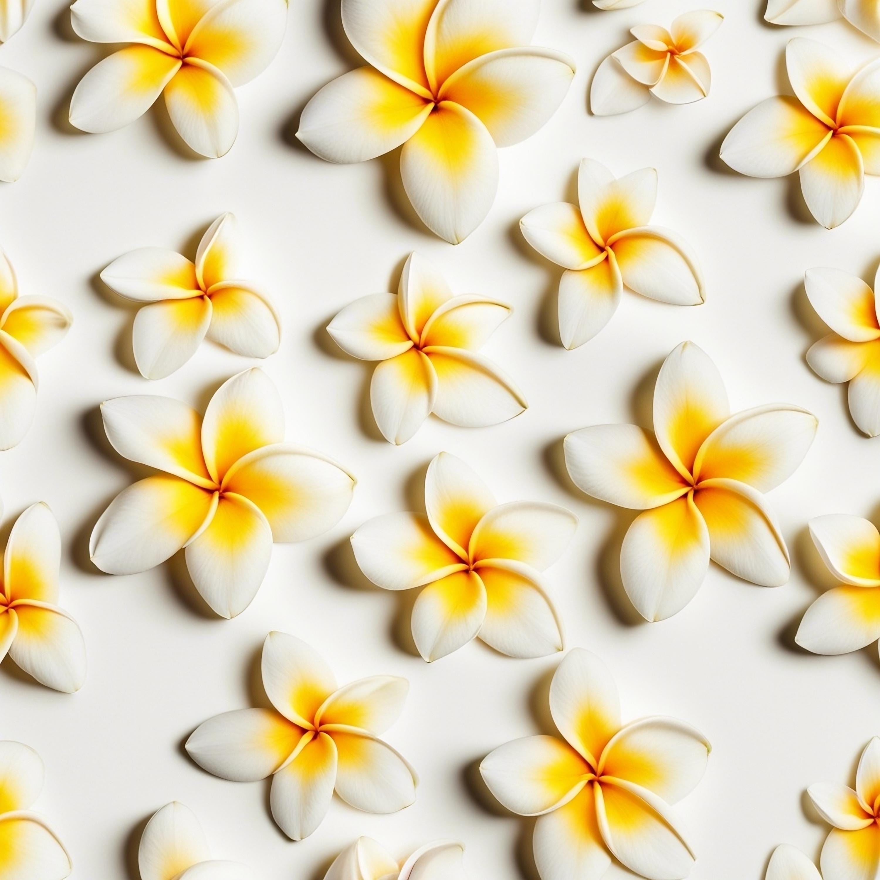 Plumeria Pillow Cover: Tropical Flower Hawaii Gift