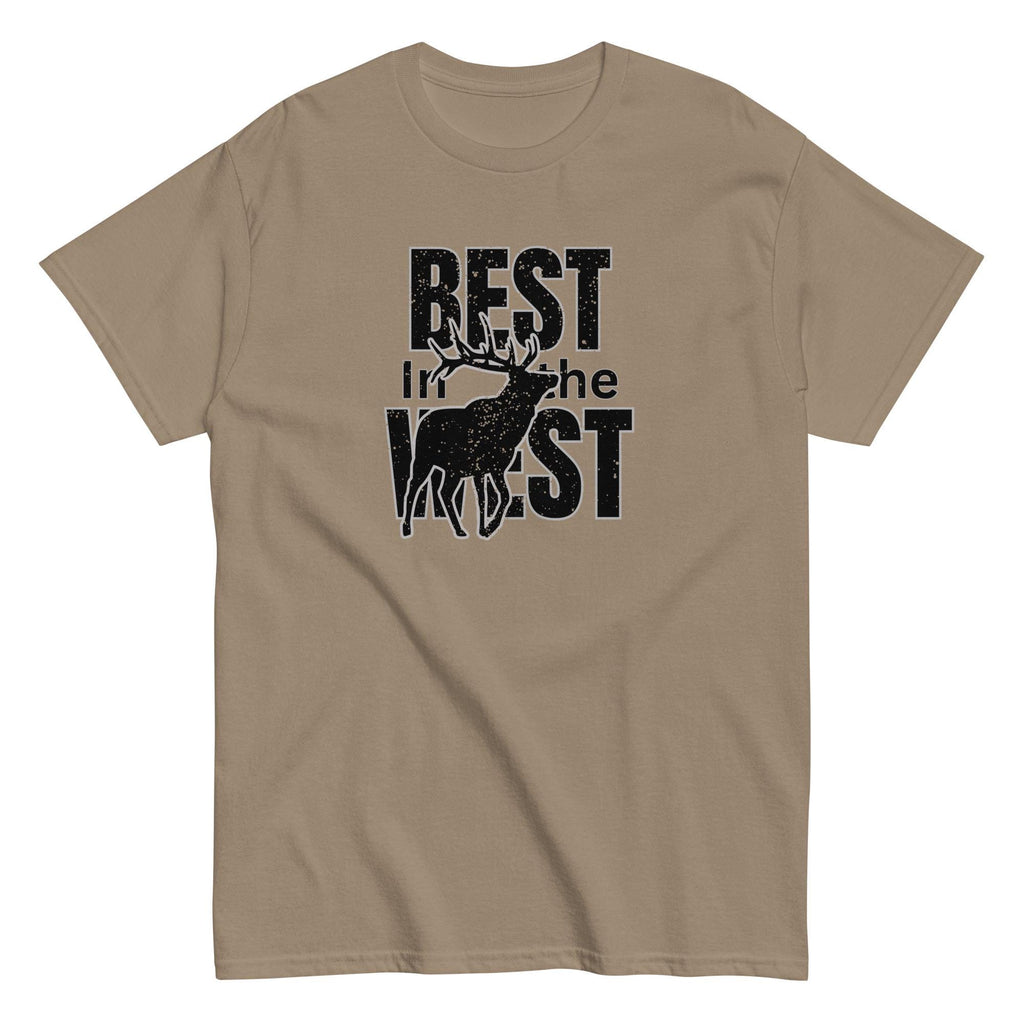 Elk T-shirt: Big Game Hunter Gift, Western Elk tee Best in the West shirt