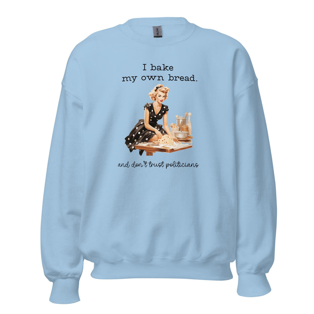 Retro Housewife Baker Sweatshirt: Funny Sarcastic 50s Woman
