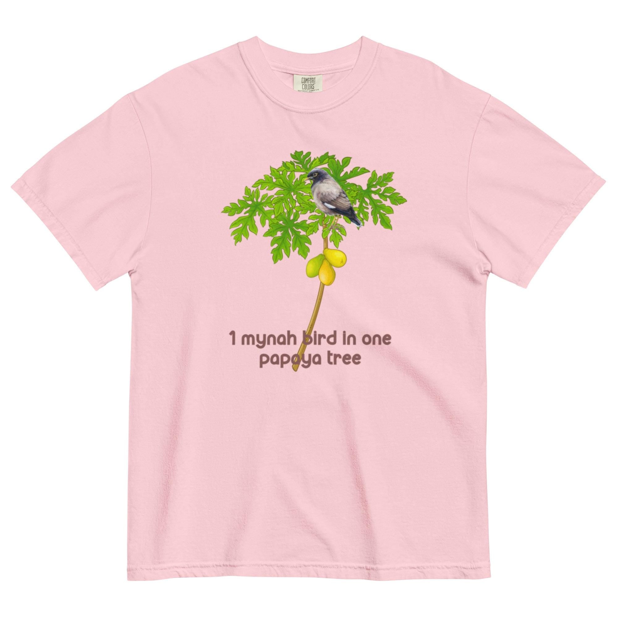 Hawaii 12 Days of Christmas Shirt, Mynah Bird Papaya Tree Comfort Colors Tee
