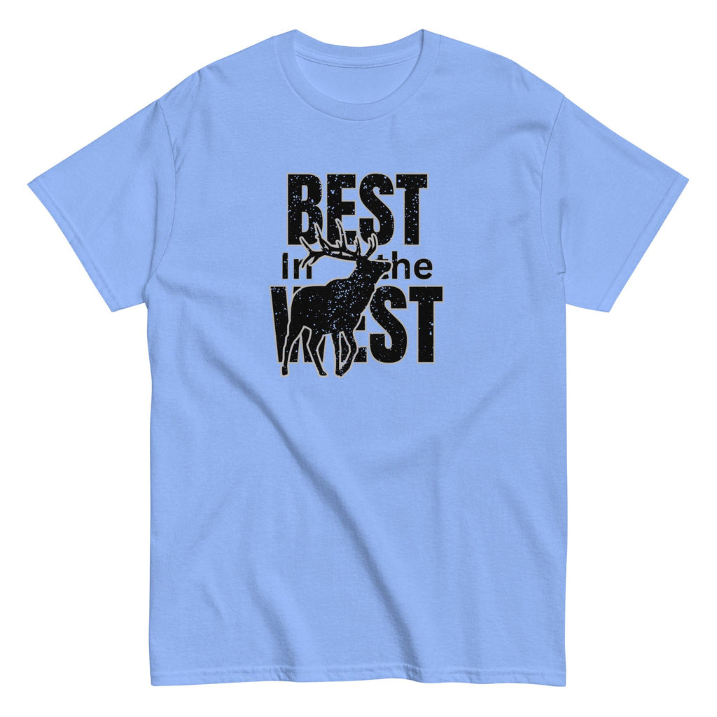 Elk T-shirt: Big Game Hunter Gift, Western Elk tee Best in the West shirt