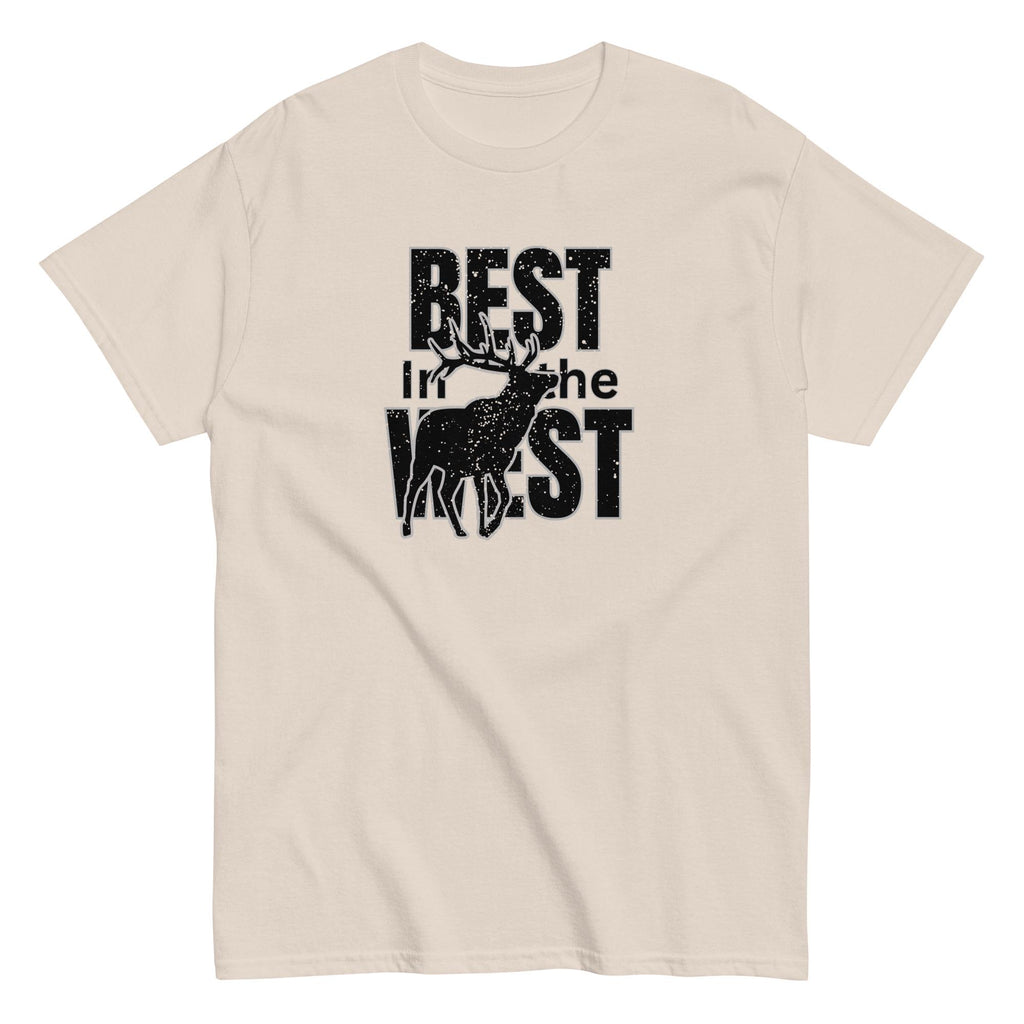 Elk T-shirt: Big Game Hunter Gift, Western Elk tee Best in the West shirt
