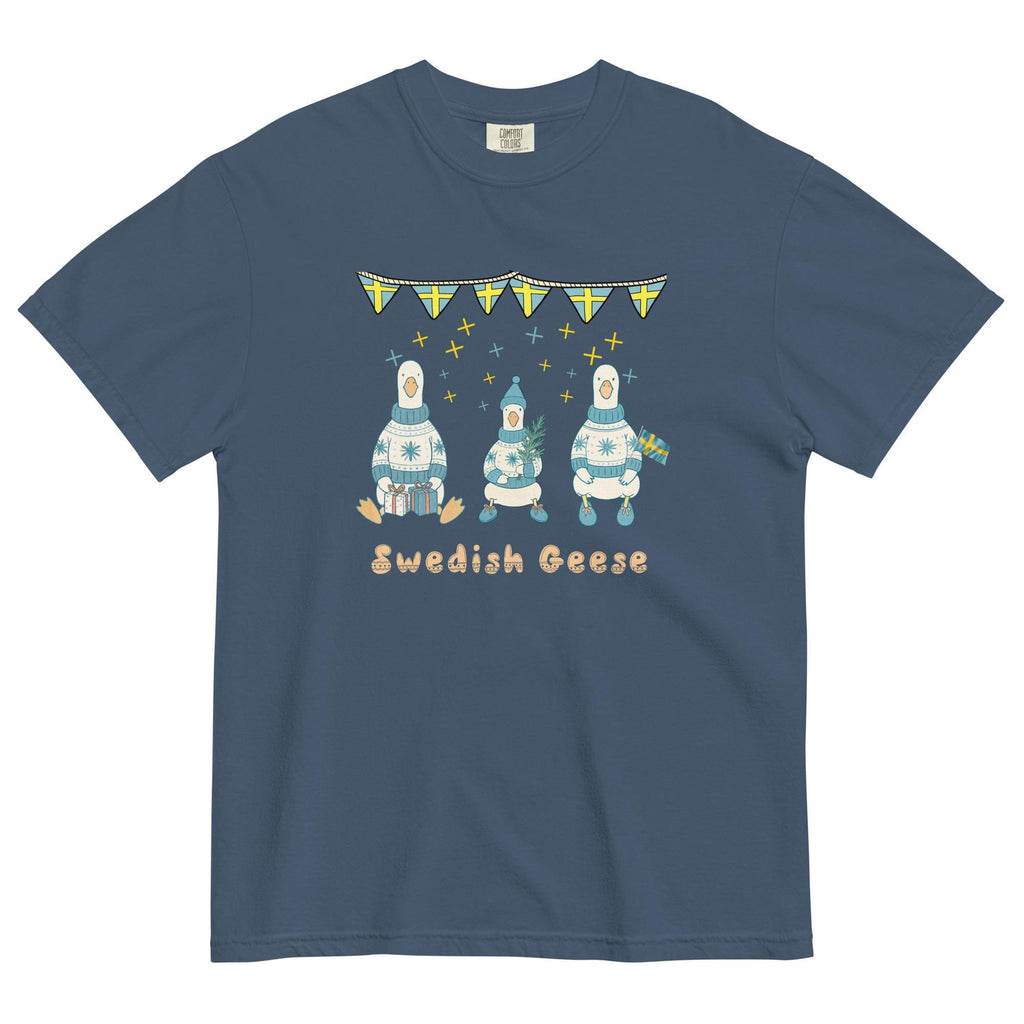 Swedish Geese Comfort Colors T-Shirt, Sweden Lover Gift