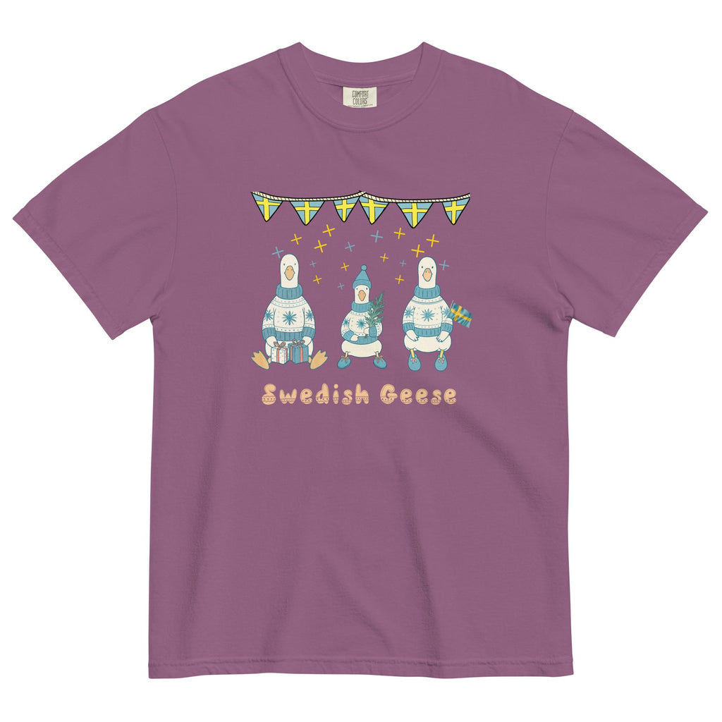 Swedish Geese Comfort Colors T-Shirt, Sweden Lover Gift