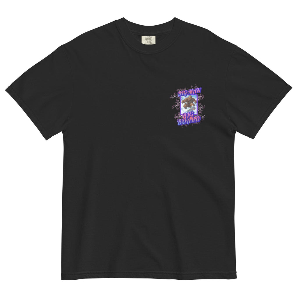 Bigfoot Snowboard Comfort Colors shirt, Bigfoot Big Man t-shirt front and back print Unisex garment-dyed heavyweight t-shirt