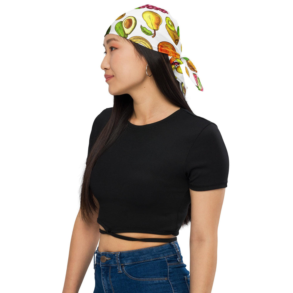 tropical Fruit bandana  gift for fruit lover Hawaii lover gift
