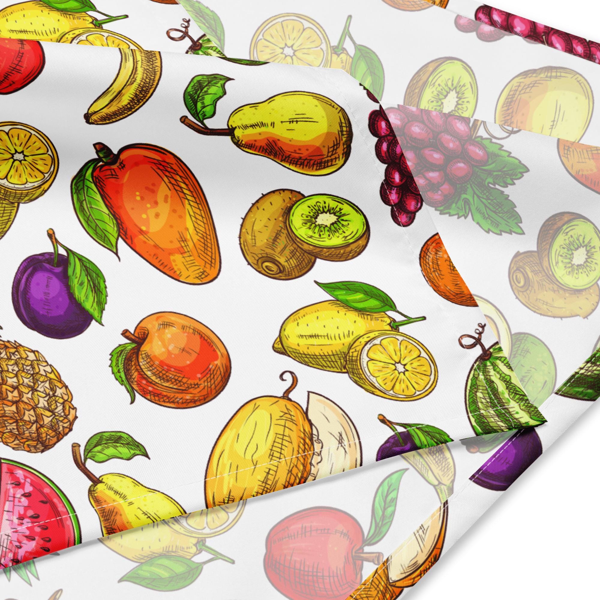 tropical Fruit bandana  gift for fruit lover Hawaii lover gift