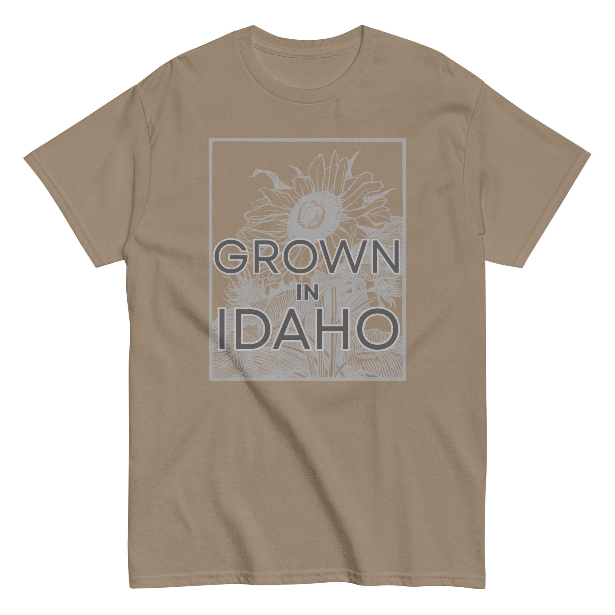 Idaho Shirts, Grown in Idaho t-shirt, gift for Idahoan, State of Idaho Unisex classic tee