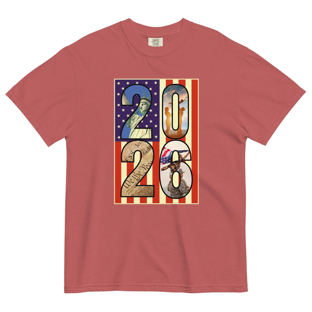 Comfort Colors 2026 T-shirt USA celebration 2026 tee gift