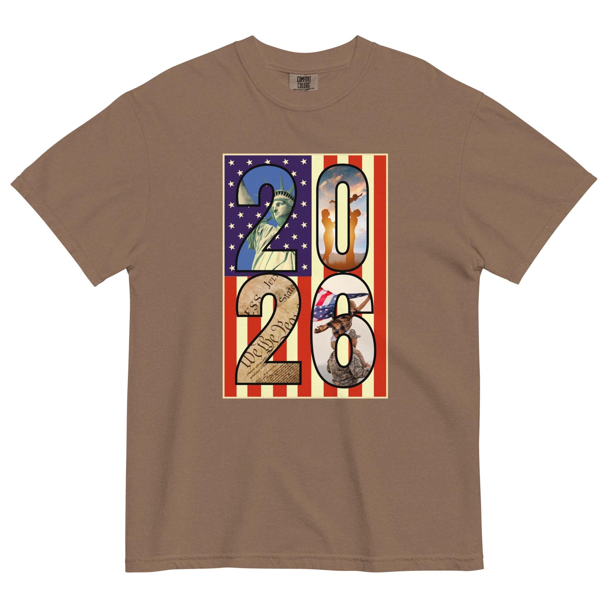 Comfort Colors 2026 T-shirt USA celebration 2026 tee gift