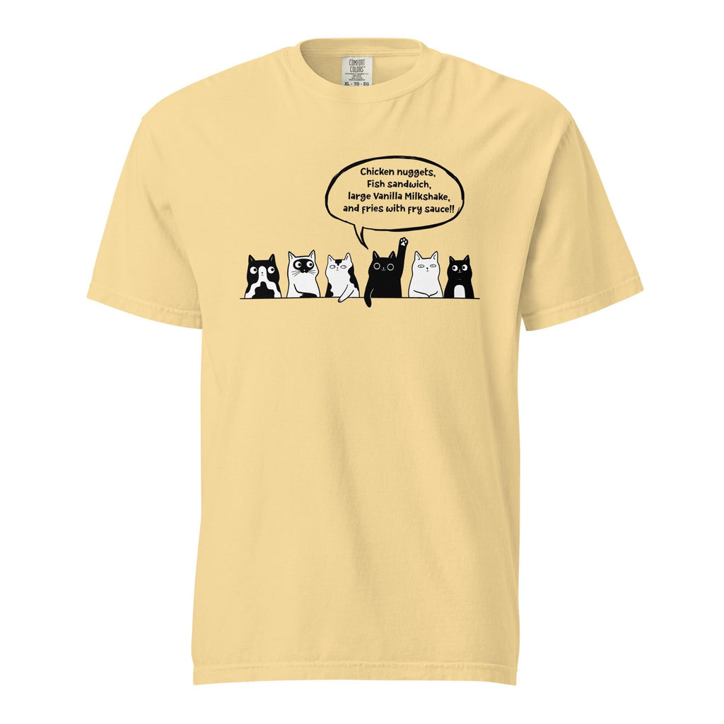 Funny cats Shirt Comfort Colors cats t-shirt Idaho cats at lunch tee