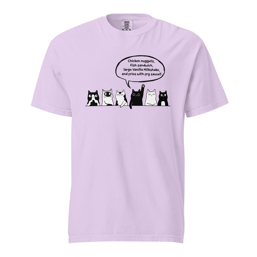 Funny cats Shirt Comfort Colors cats t-shirt Idaho cats at lunch tee