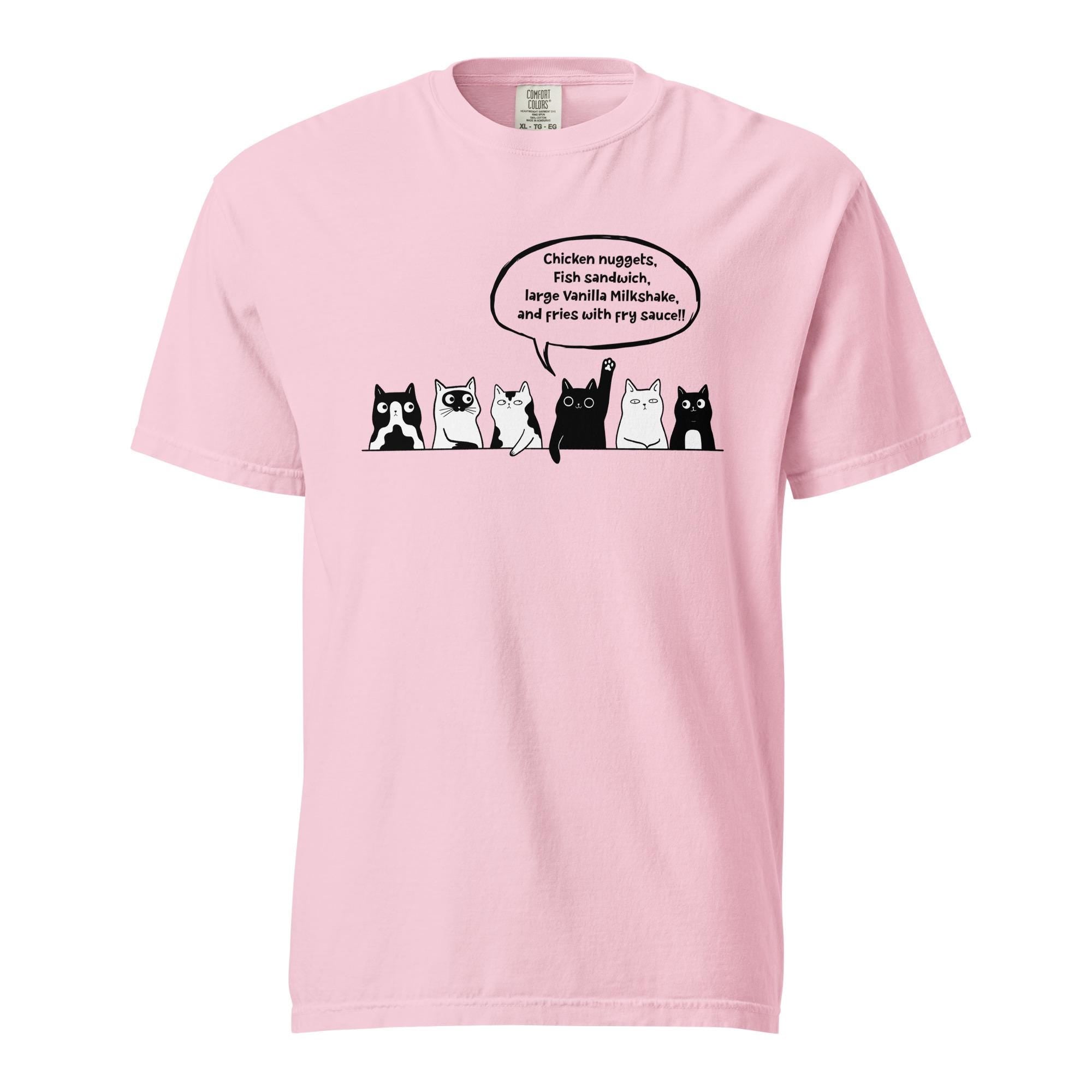 Funny cats Shirt Comfort Colors cats t-shirt Idaho cats at lunch tee