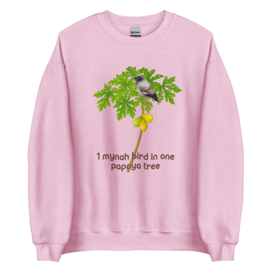 Hawaii 12 Days Christmas Song Sweatshirt Pidgin one Mynah Bird in papaya tree hoodie