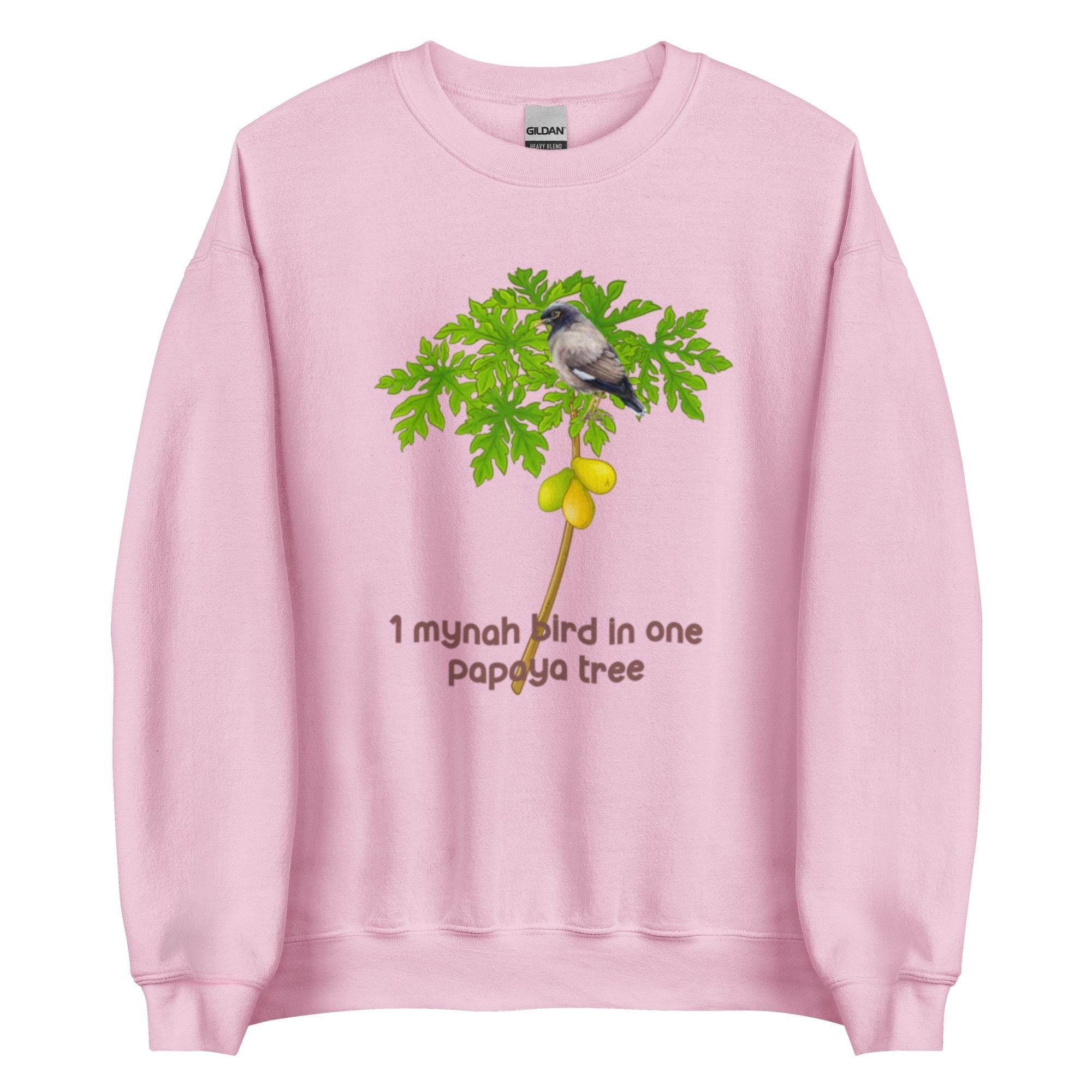 Hawaii 12 Days Christmas Song Sweatshirt Pidgin one Mynah Bird in papaya tree hoodie