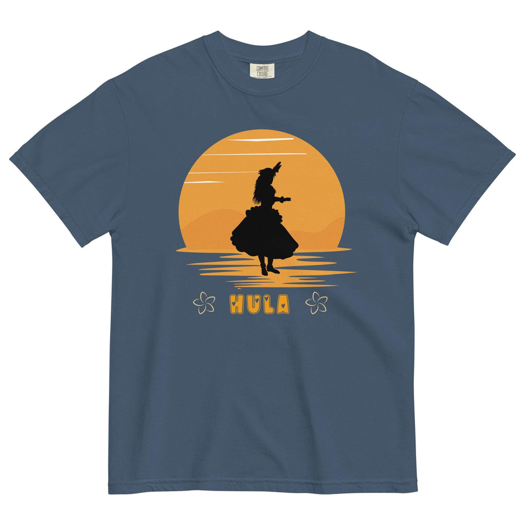 Hawaii hula shirt Comfort Colors t-shirt hula sunset Unisex garment-dyed heavyweight t-shirt