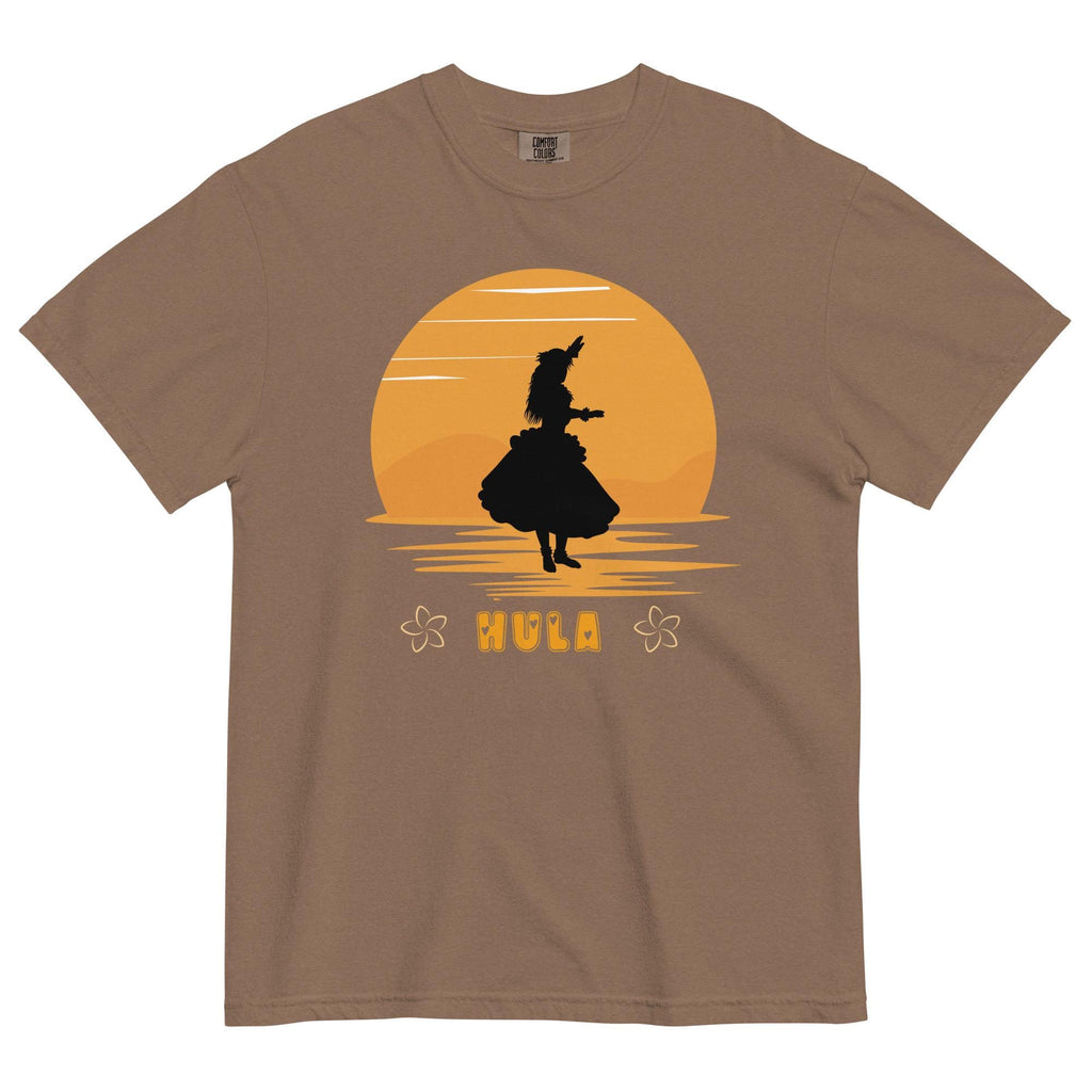 Hawaii hula shirt Comfort Colors t-shirt hula sunset Unisex garment-dyed heavyweight t-shirt