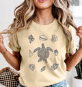 Sea turtle Comfort Colors shirt Sea Shells T-shirt