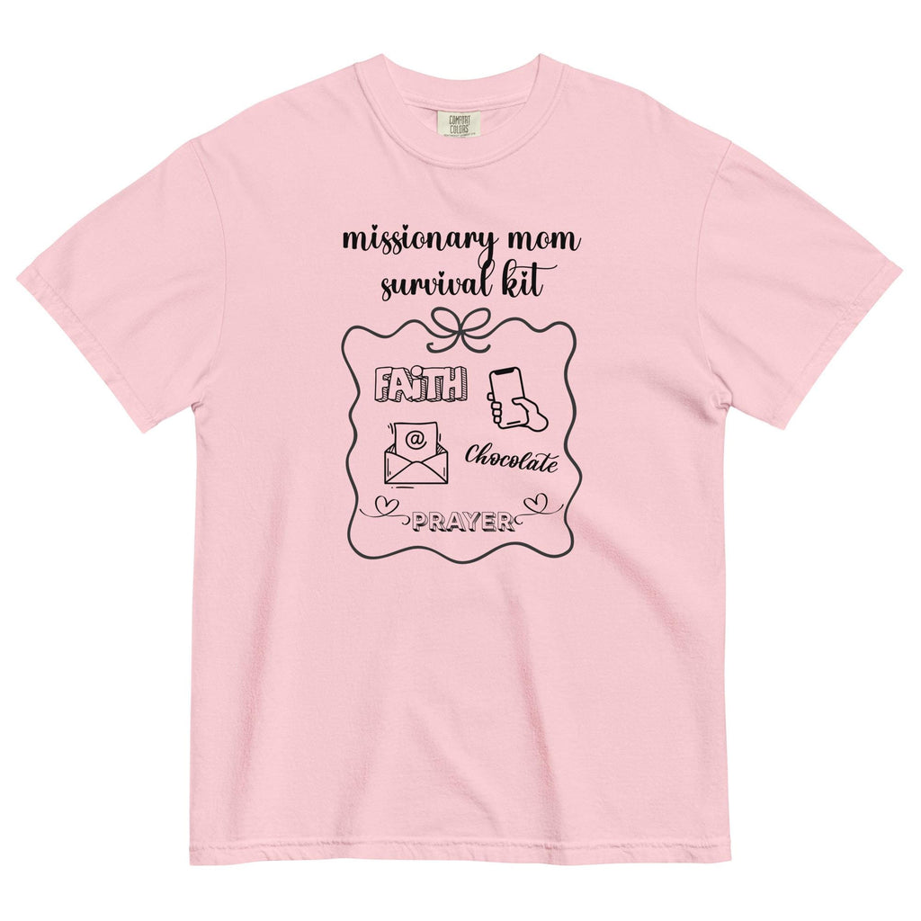 LDS Shirts Comfort Colors Missionary Mom t-shirt Unisex garment-dyed heavyweight t-shirt