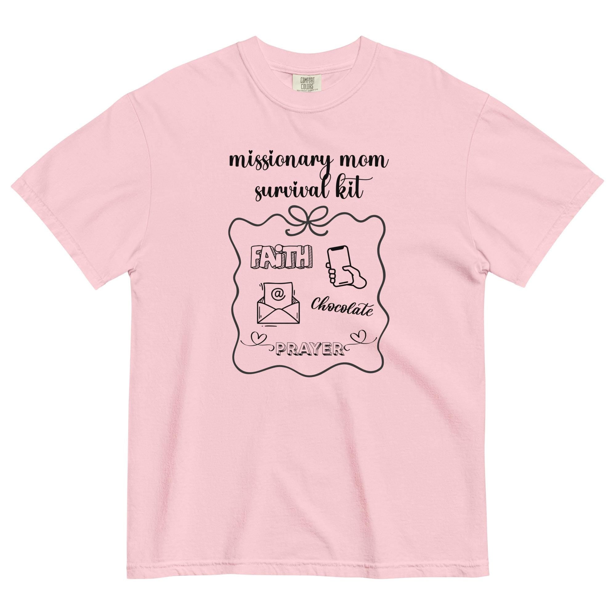 LDS Shirts Comfort Colors Missionary Mom t-shirt Unisex garment-dyed heavyweight t-shirt