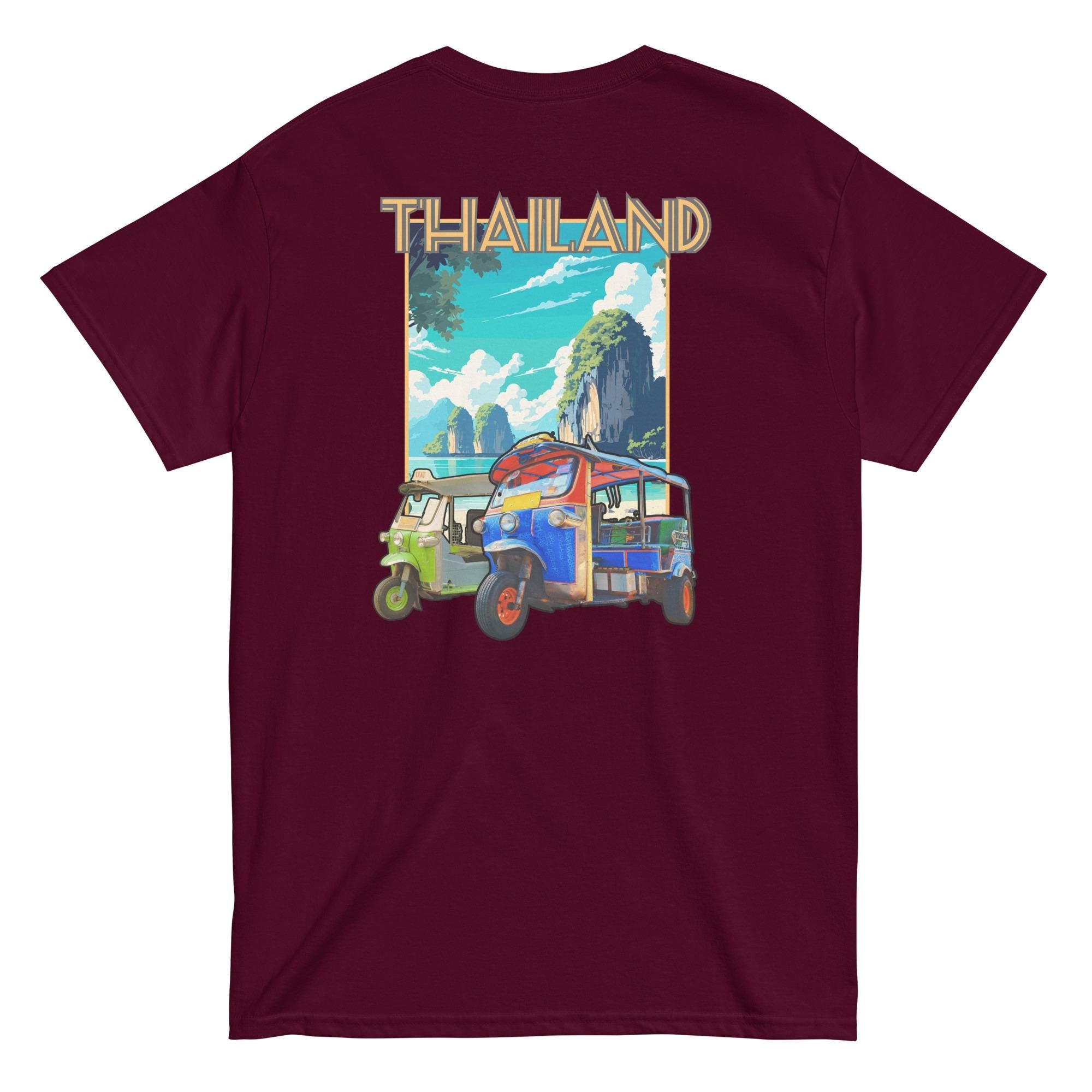 Thailand Shirts travel lover t-shirt travel poster style tee