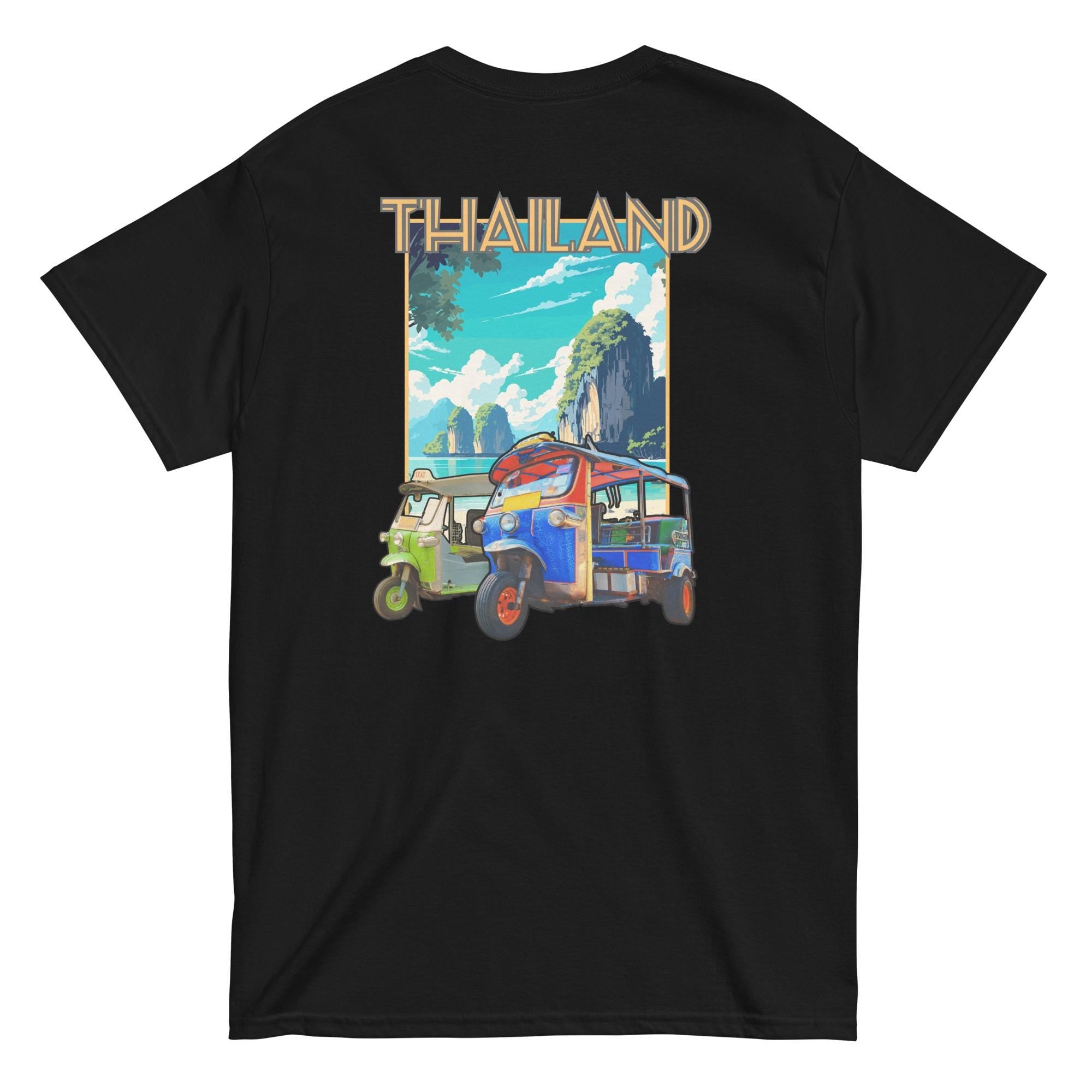 Thailand Shirts travel lover t-shirt travel poster style tee