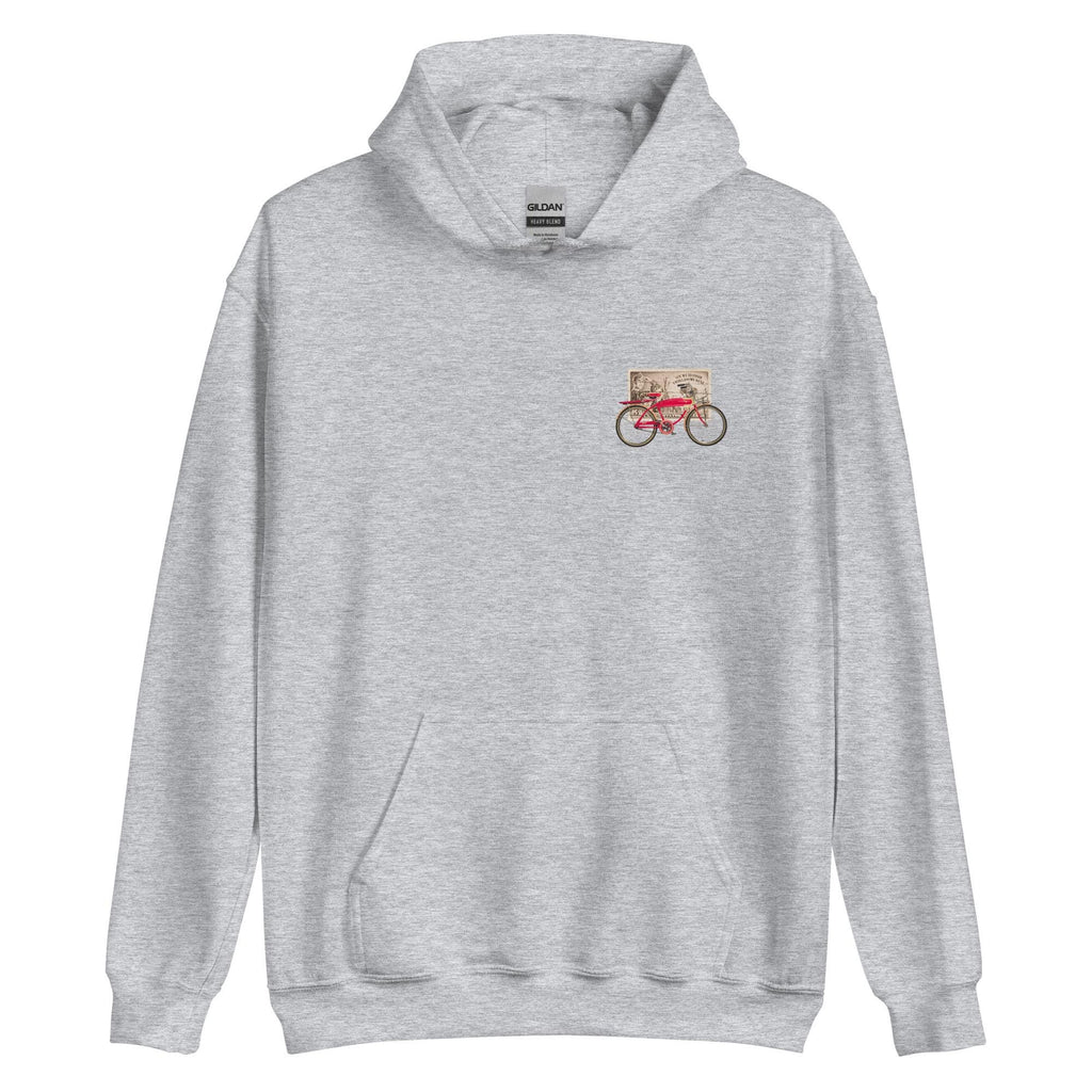 Vintage Boy Scout Bicycle Hoodie, Americana Unisex Sweatshirt