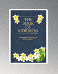 Book of Mormon magnet floral decorated gift for LDS gift for Mormon