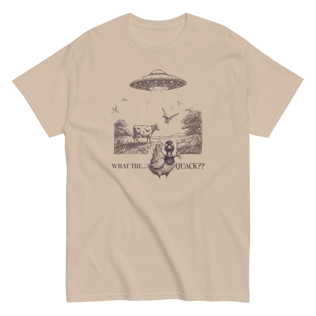 Funny Duck UFO Shirt Mallard duck meets a UFO Unisex classic tee