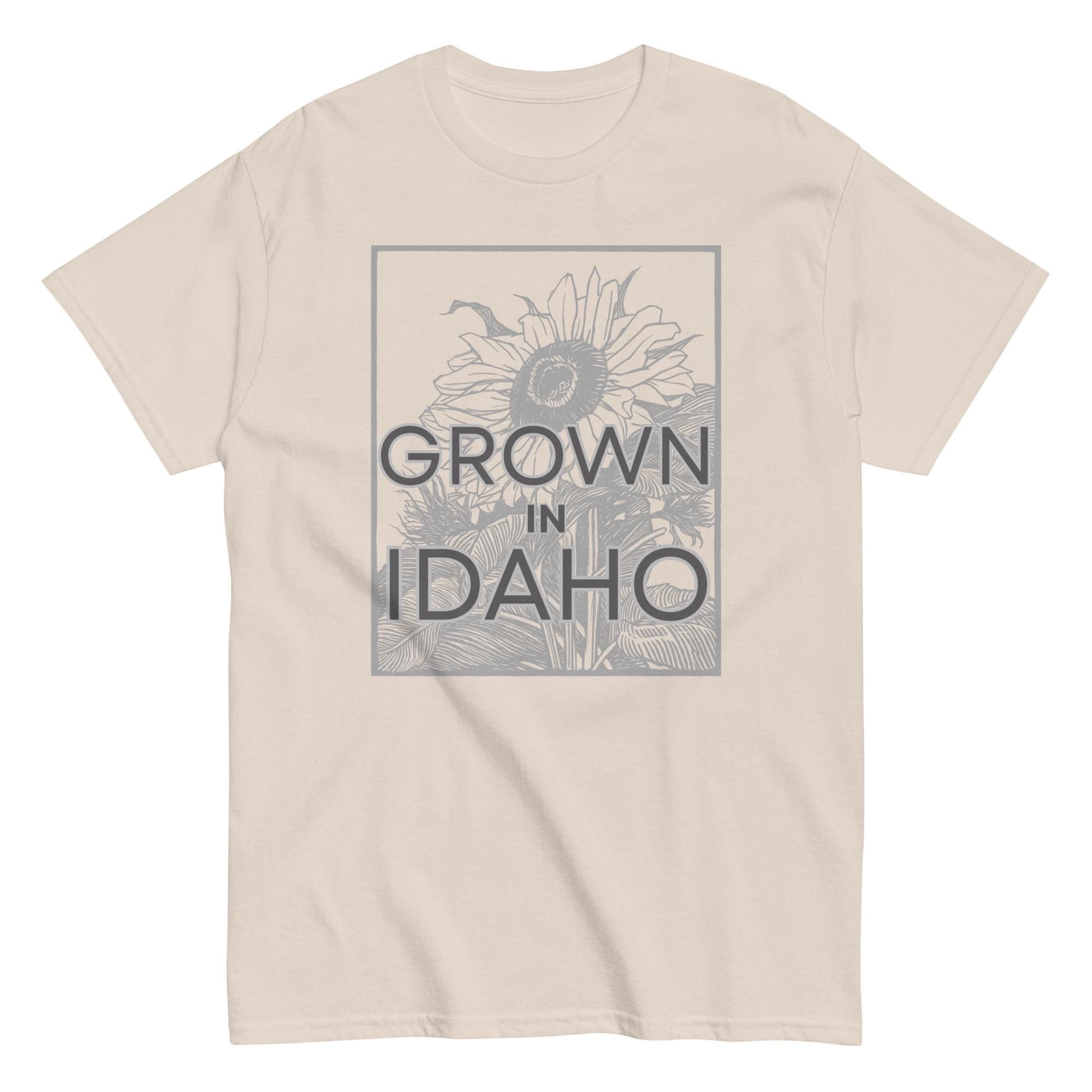 Idaho Shirts, Grown in Idaho t-shirt, gift for Idahoan, State of Idaho Unisex classic tee