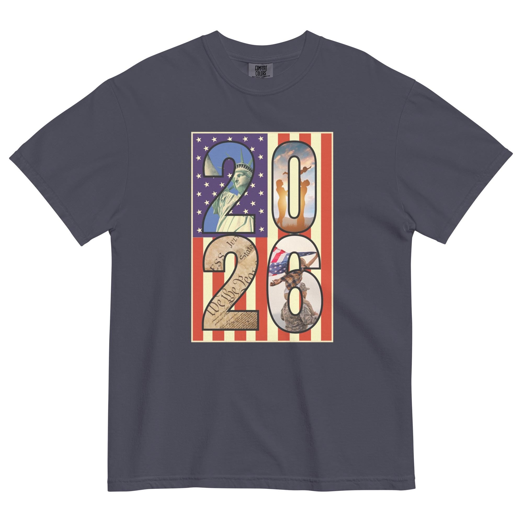 Comfort Colors 2026 T-shirt USA celebration 2026 tee gift