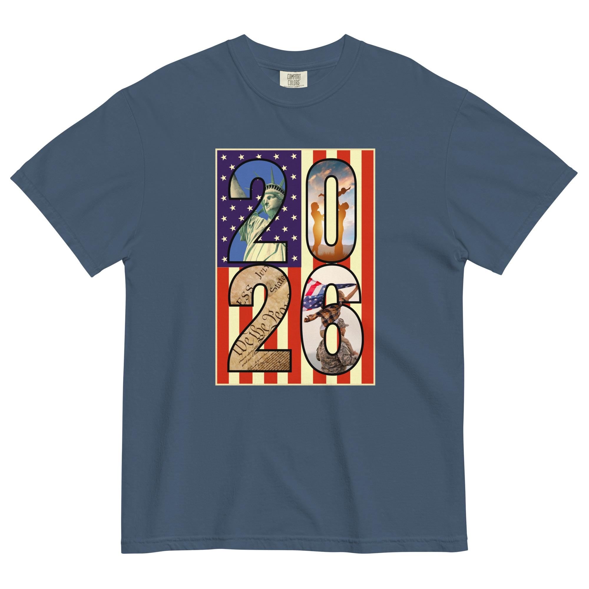 Comfort Colors 2026 T-shirt USA celebration 2026 tee gift