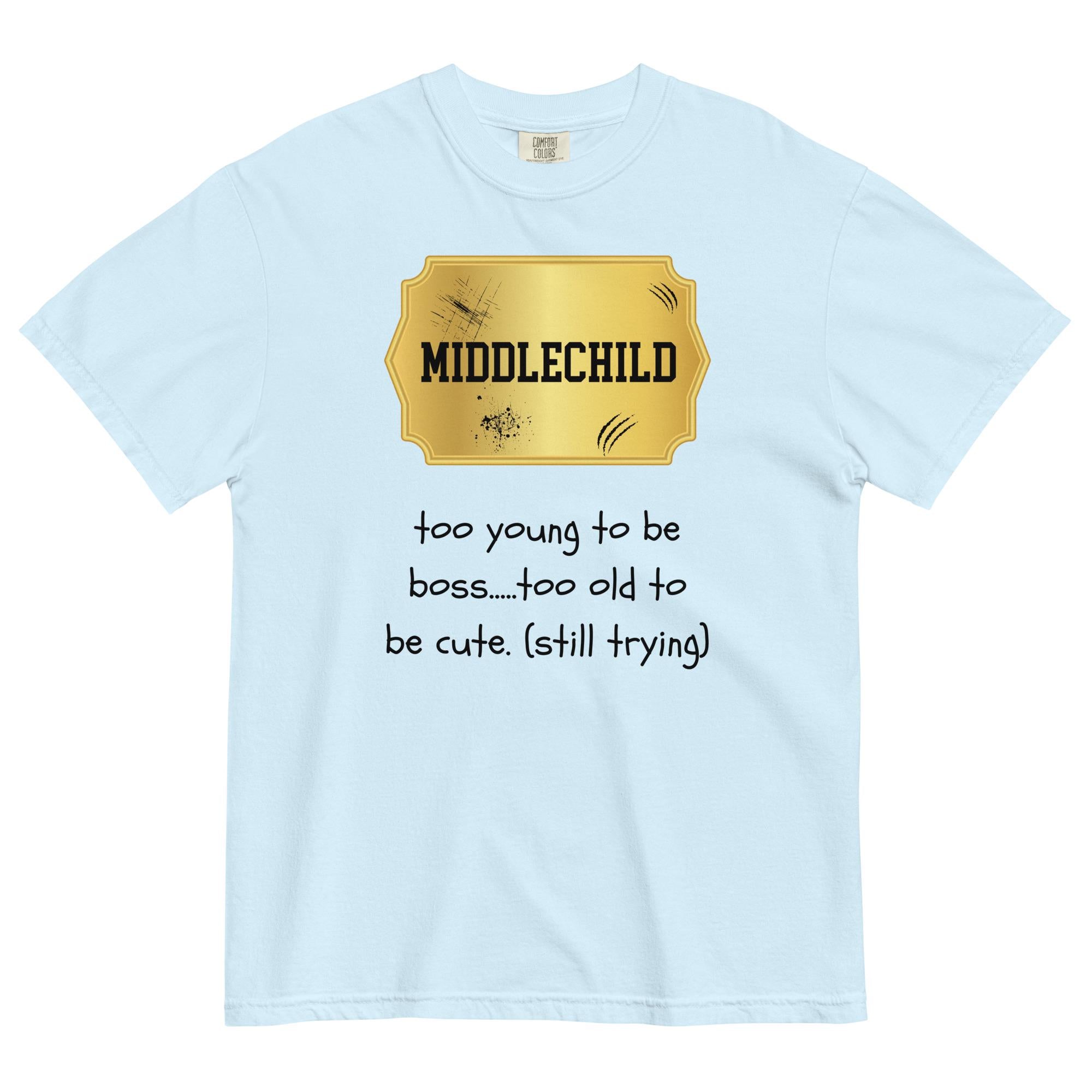 Middle Child Shirt Comfort Colors funny siblings t-shirt family group shirts Unisex garment-dyed heavyweight t-shirt