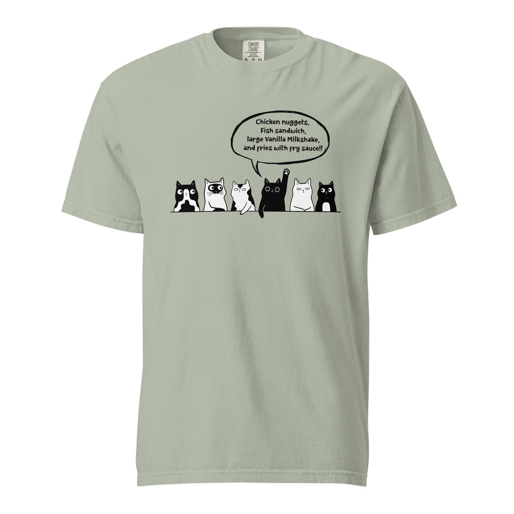 Funny cats Shirt Comfort Colors cats t-shirt Idaho cats at lunch tee