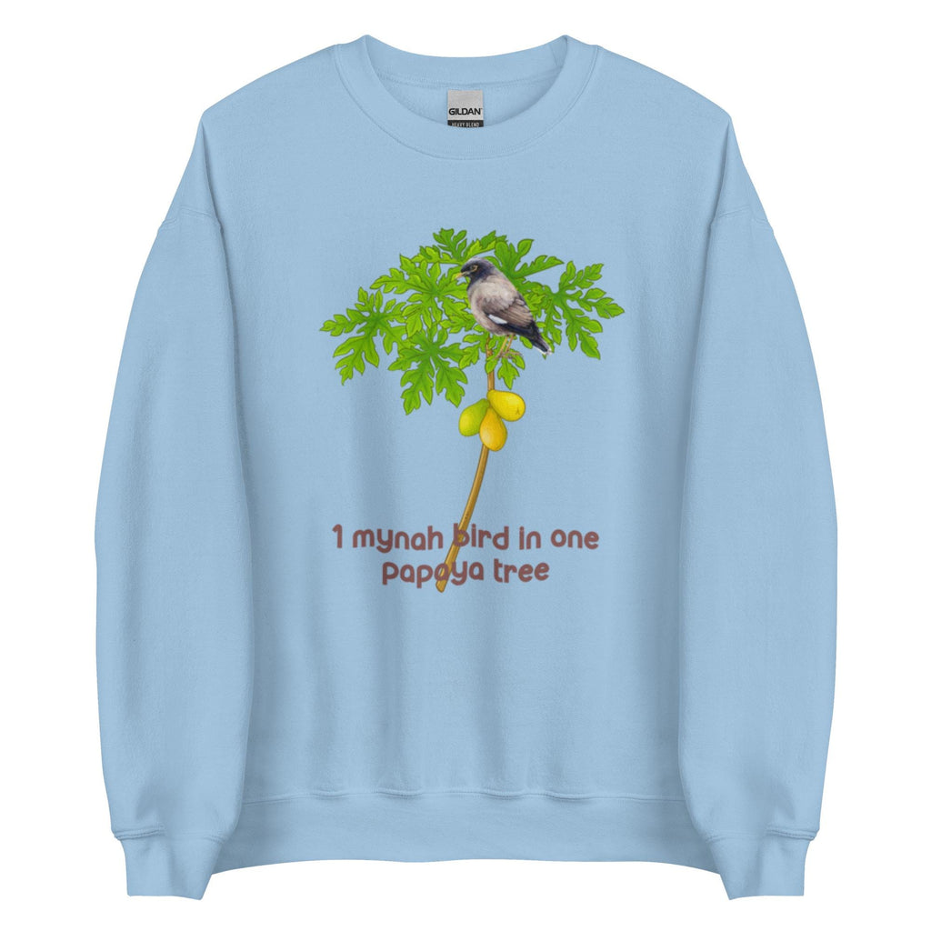 Hawaii 12 Days Christmas Song Sweatshirt Pidgin one Mynah Bird in papaya tree hoodie