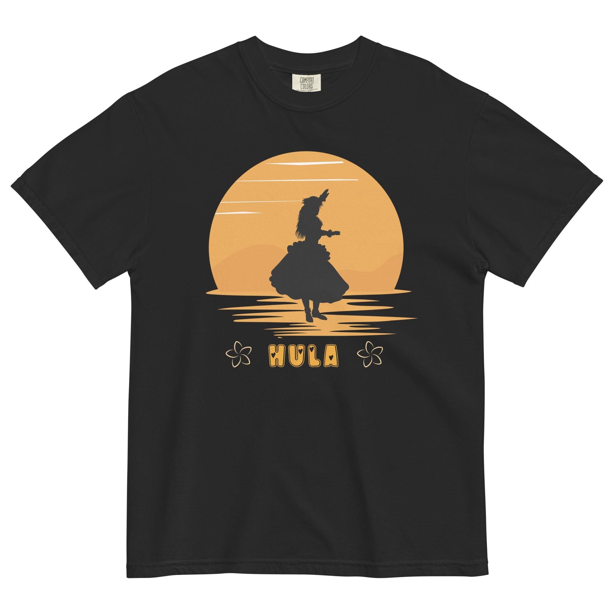 Hawaii hula shirt Comfort Colors t-shirt hula sunset Unisex garment-dyed heavyweight t-shirt